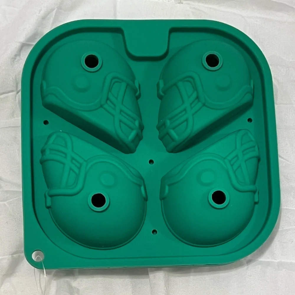 Silicone Super Bowl Football Helmet Ice Mold